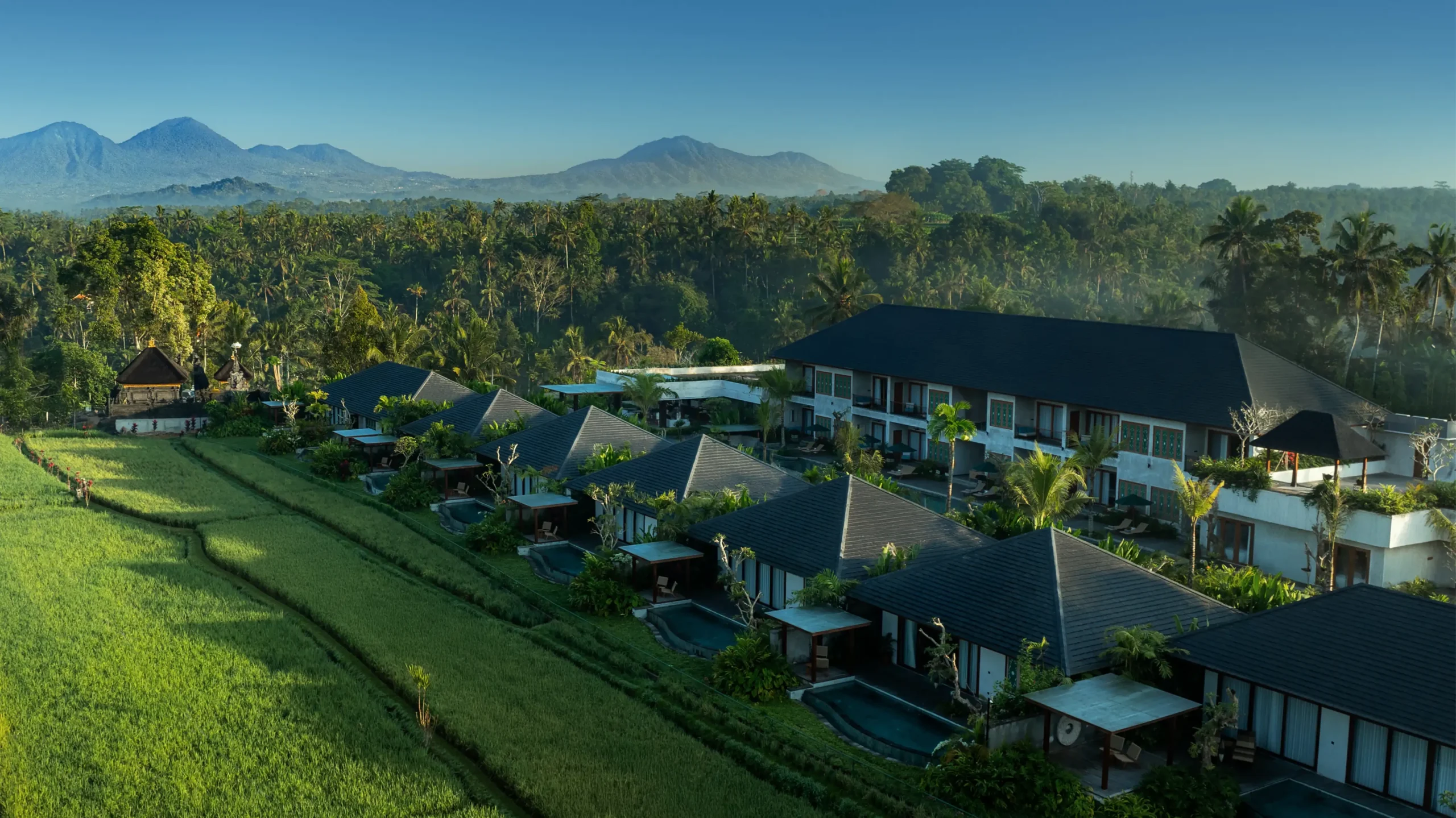 Inara Alas Harum Resort Aerial View